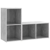 NNEVL TV Cabinets 2 pcs Concrete Grey 72x35x36.5 cm Engineered Wood