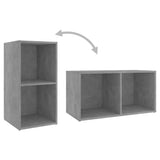 NNEVL TV Cabinets 2 pcs Concrete Grey 72x35x36.5 cm Engineered Wood