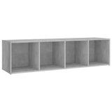NNEVL 5 Piece TV Cabinet Set Concrete Grey Chipboard