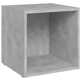NNEVL 5 Piece TV Cabinet Set Concrete Grey Chipboard