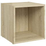 NNEVL 8 Piece TV Cabinet Set Sonoma Oak Chipboard