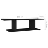 NNEVL Wall Mounted TV Cabinet Black 103x30x26.5 cm