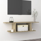 NNEVL Wall Mounted TV Cabinet Sonoma Oak 103x30x26.5 cm