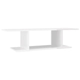 NNEVL Wall Mounted TV Cabinet High Gloss White 103x30x26.5 cm
