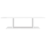 NNEVL Wall Mounted TV Cabinet High Gloss White 103x30x26.5 cm
