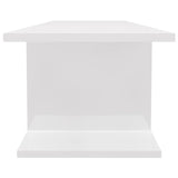 NNEVL Wall Mounted TV Cabinet High Gloss White 103x30x26.5 cm