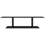 NNEVL Wall Mounted TV Cabinet High Gloss Black 103x30x26.5 cm