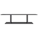 NNEVL Wall Mounted TV Cabinet High Gloss Grey 103x30x26.5 cm
