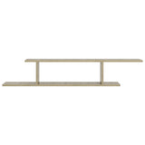 NNEVL Wall-Mounted TV Shelf Sonoma Oak 125x18x23 cm Chipboard