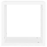 NNEVL Wall Cube Shelves 4 pcs White 30x15x30 cm