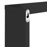 NNEVL Wall Cube Shelves 6 pcs Black 30x15x30 cm