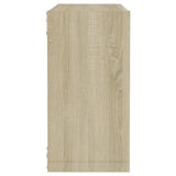 NNEVL Wall Cube Shelves 2 pcs Sonoma Oak 30x15x30 cm