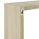 NNEVL Wall Cube Shelves 2 pcs Sonoma Oak 30x15x30 cm