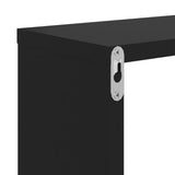 NNEVL Wall Cube Shelves 2 pcs Black 26x15x26 cm