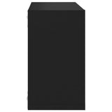 NNEVL Wall Cube Shelves 6 pcs Black 26x15x26 cm