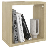 NNEVL Wall Cube Shelves 2 pcs Sonoma Oak 26x15x26 cm