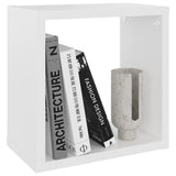 NNEVL Wall Cube Shelves 4 pcs White and Sonoma Oak 26x15x26 cm