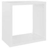 NNEVL Wall Cube Shelves 4 pcs White and Sonoma Oak 26x15x26 cm