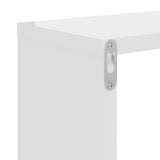 NNEVL Wall Cube Shelves 4 pcs High Gloss White 26x15x26 cm