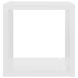 NNEVL Wall Cube Shelves 4 pcs White 22x15x22 cm