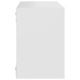 NNEVL Wall Cube Shelves 4 pcs White 22x15x22 cm