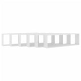 NNEVL Wall Cube Shelves 6 pcs White 100x15x30 cm Chipboard