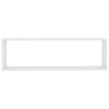 NNEVL Wall Cube Shelves 6 pcs White 100x15x30 cm Chipboard