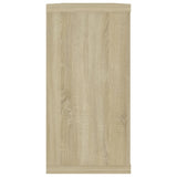 NNEVL Wall Cube Shelves 2 pcs Sonoma Oak 100x15x30 cm Chipboard