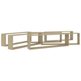 NNEVL Wall Cube Shelves 6 pcs Sonoma Oak 100x15x30 cm Chipboard