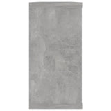 NNEVL Wall Cube Shelves 6 pcs Concrete Grey 100x15x30 cm Chipboard