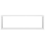 NNEVL Wall Cube Shelves 6 pcs White 80x15x26.5 cm Chipboard