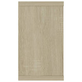 NNEVL Wall Cube Shelves 2 pcs Sonoma Oak 80x15x26.5 cm Chipboard