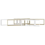 NNEVL Wall Cube Shelves 6 pcs White&Sonoma Oak 80x15x26.5 cm Chipboard