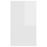 NNEVL Wall Cube Shelves 6 pcs High Gloss White 80x15x26.5cm Chipboard