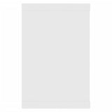 NNEVL Wall Cube Shelves 2 pcs White 60x15x23 cm Chipboard