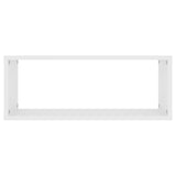 NNEVL Wall Cube Shelves 4 pcs White 60x15x23 cm Chipboard