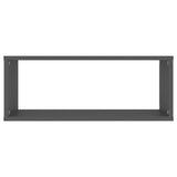 NNEVL Wall Shelves 6 pcs Grey 60x15x23 cm Chipboard