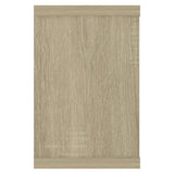 NNEVL Wall Cube Shelves 4 pcs Sonoma Oak 60x15x23 cm Chipboard