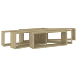 NNEVL Wall Cube Shelves 6 pcs Sonoma Oak 60x15x23 cm Chipboard