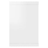 NNEVL Wall Shelves 2 pcs High Gloss White 60x15x23 cm Chipboard