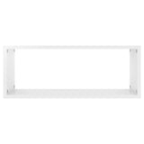 NNEVL Wall Cube Shelves 6 pcs High Gloss White 60x15x23 cm Chipboard