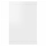 NNEVL Wall Cube Shelves 6 pcs High Gloss White 60x15x23 cm Chipboard