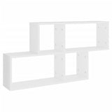 NNEVL Wall Shelf White 100x18x53 cm Chipboard