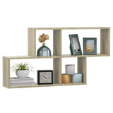 NNEVL Wall Shelf Sonoma Oak 100x18x53 cm Chipboard