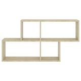 NNEVL Wall Shelf Sonoma Oak 100x18x53 cm Chipboard