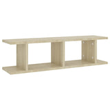 NNEVL Wall Shelves 2 pcs Sonoma Oak 78x18x20 cm Chipboard