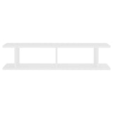 NNEVL Wall Shelves 2 pcs White 90x18x20 cm Chipboard
