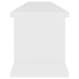 NNEVL Wall Shelves 2 pcs White 105x18x20 cm Chipboard
