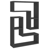 NNEVL Wall Shelves 2 pcs Grey 50x15x50 cm Chipboard