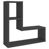 NNEVL Wall Shelves 2 pcs Grey 50x15x50 cm Chipboard